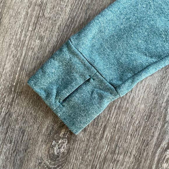 Adidas Sweatshirt Women’s XS Climawarm Green Stripe Lightweight Crew‎ Neck - Picture 5 of 10